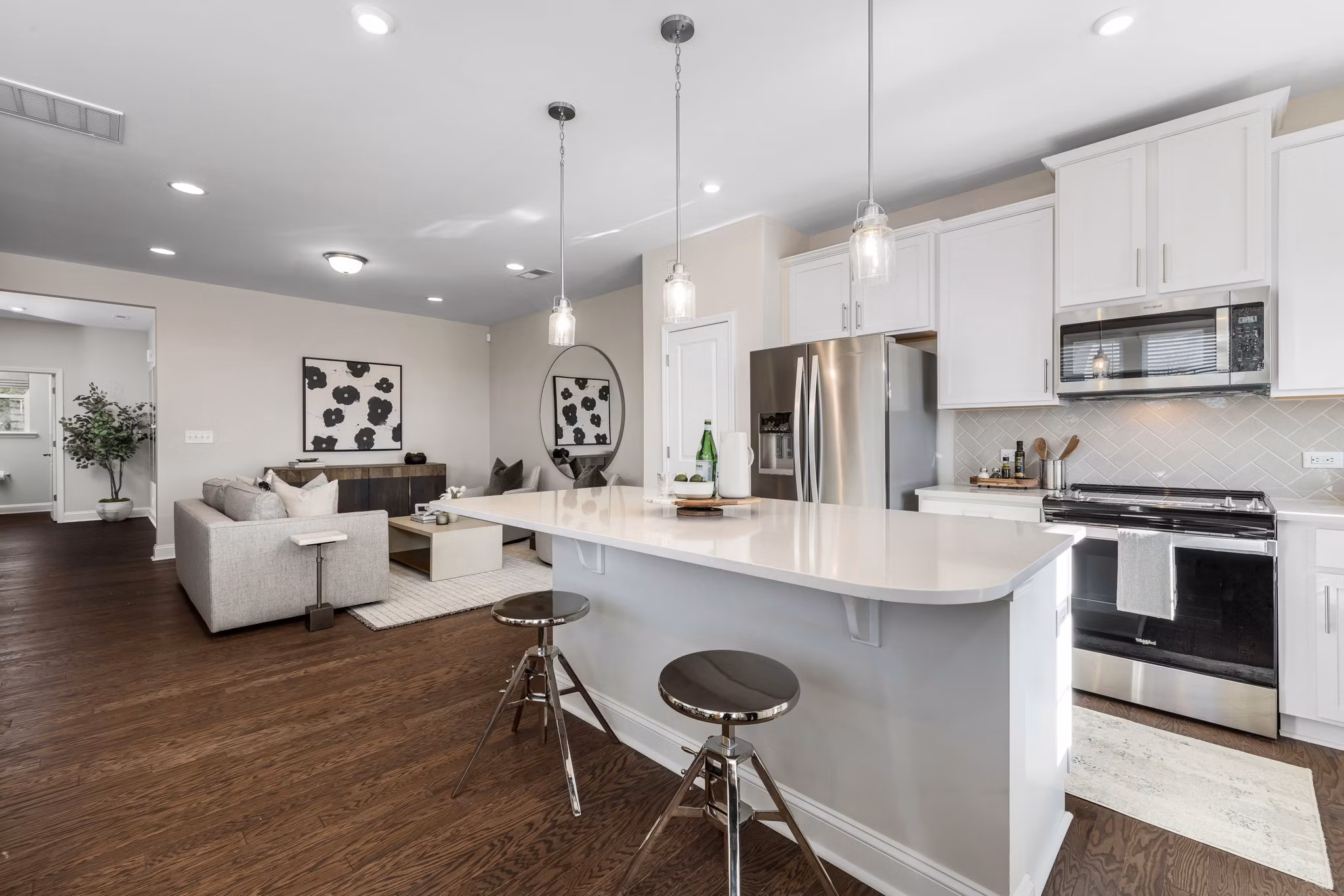 kitchen at ABODE at Parkside Apartments 