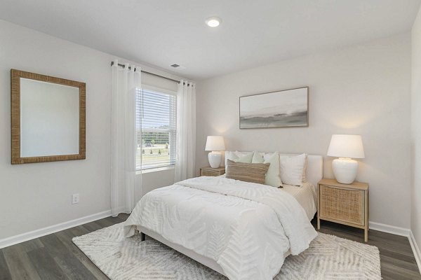 bedroom at The Grove at Village Oaks Apartments