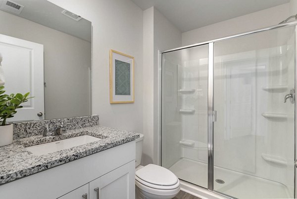 bathroom at The Grove at Village Oaks a Apartment Homes