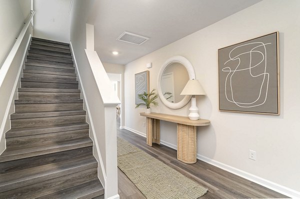 hallway/stairway at The Grove at Village Oaks Apartment Homes