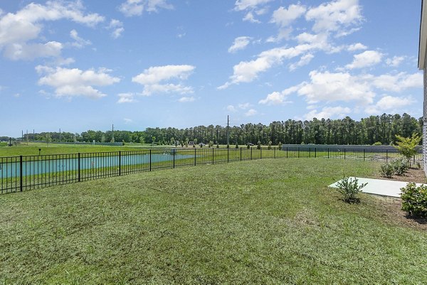 backyard at The Grove at Village Oaks Apartment Homes