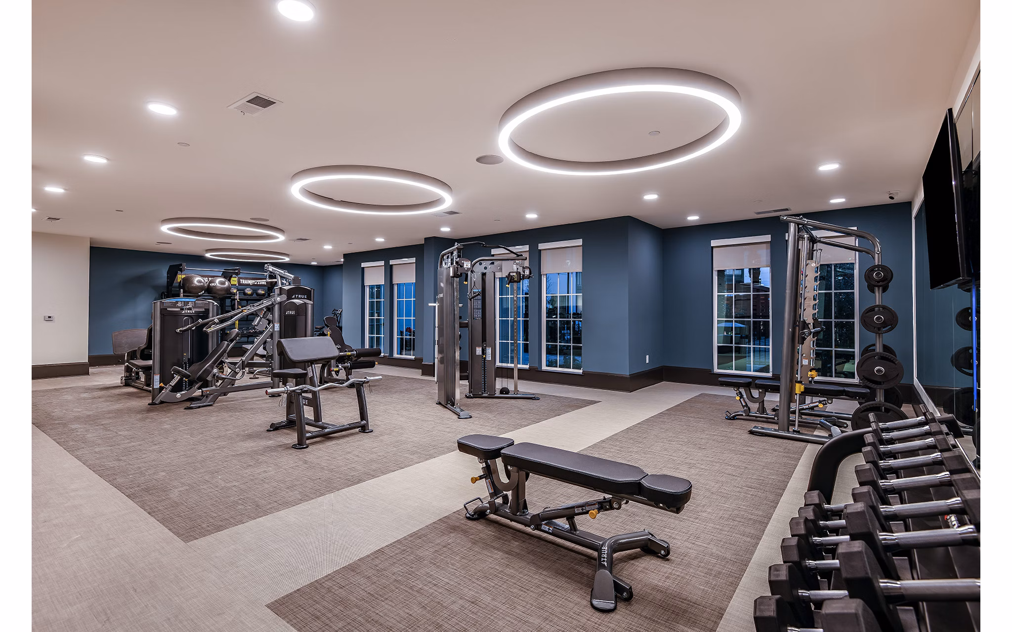 fitness center at Palacio Apartments 