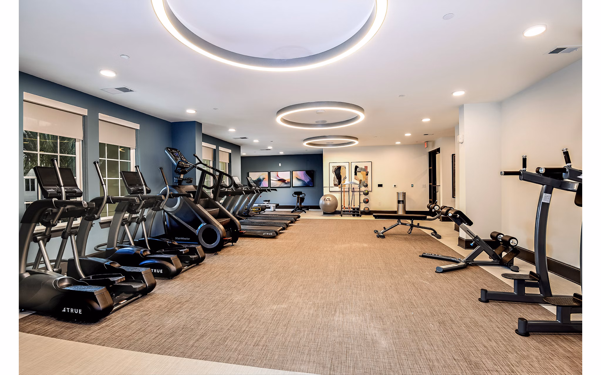 fitness center at Palacio Apartments 