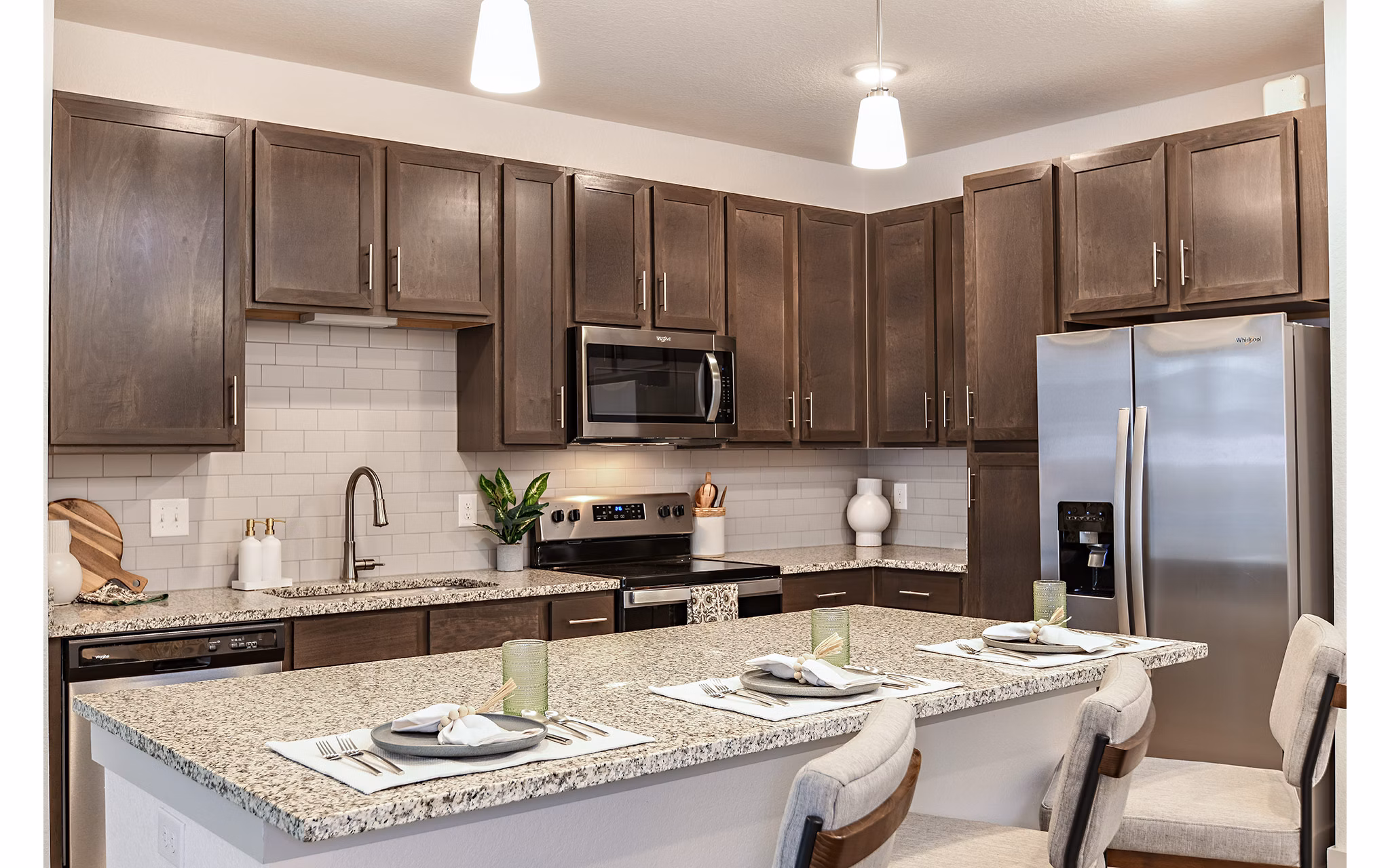 kitchen at Palacio Apartments 