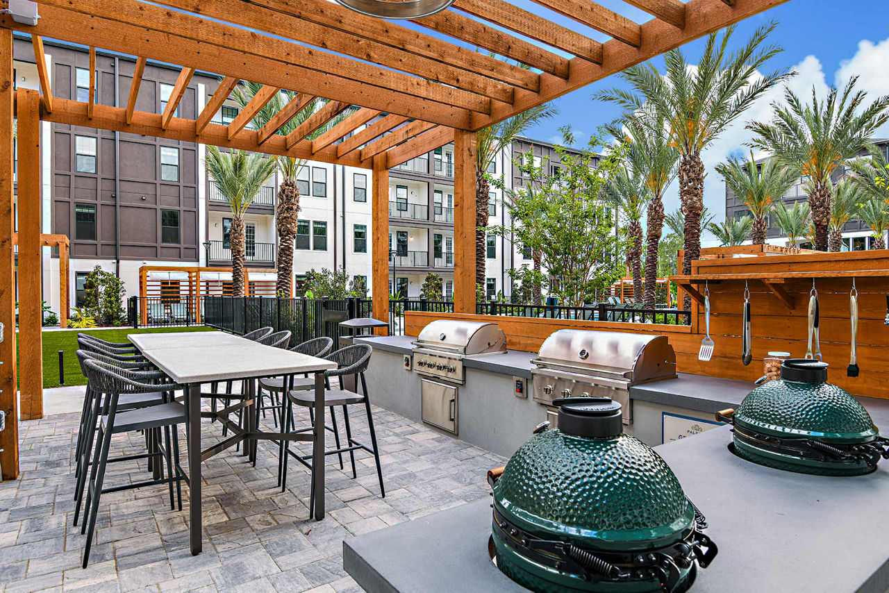 Grill area at Palacio (1 of 2)