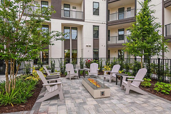 patio at Palacio Apartments 