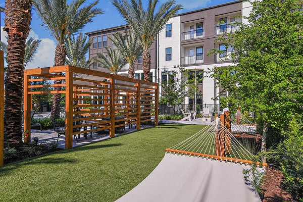 patio at Palacio Apartments 