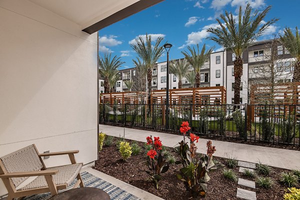 patio at Palacio Apartments 