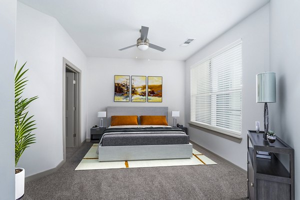 bedroom at Wrenstone at the Highlands Apartments