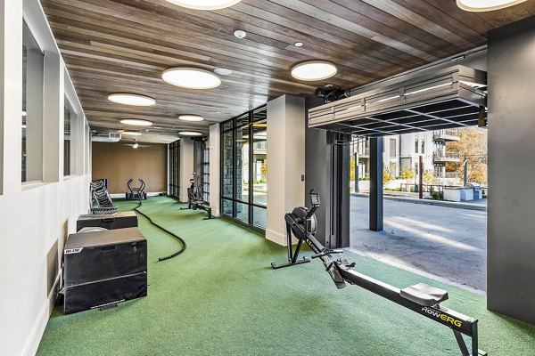fitness center at Wrenstone at the Highlands Apartments