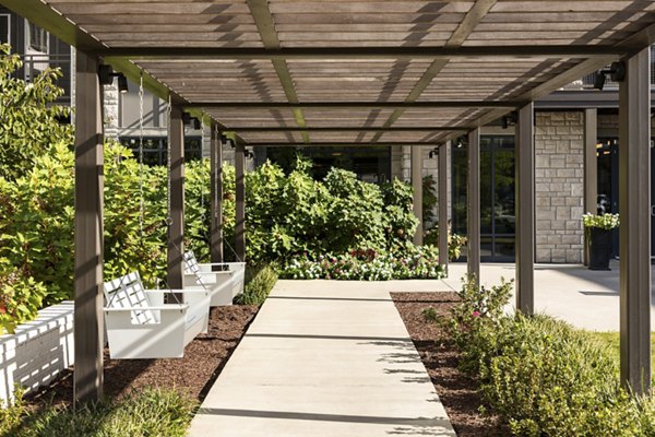 patio at Wrenstone at the Highlands Apartments