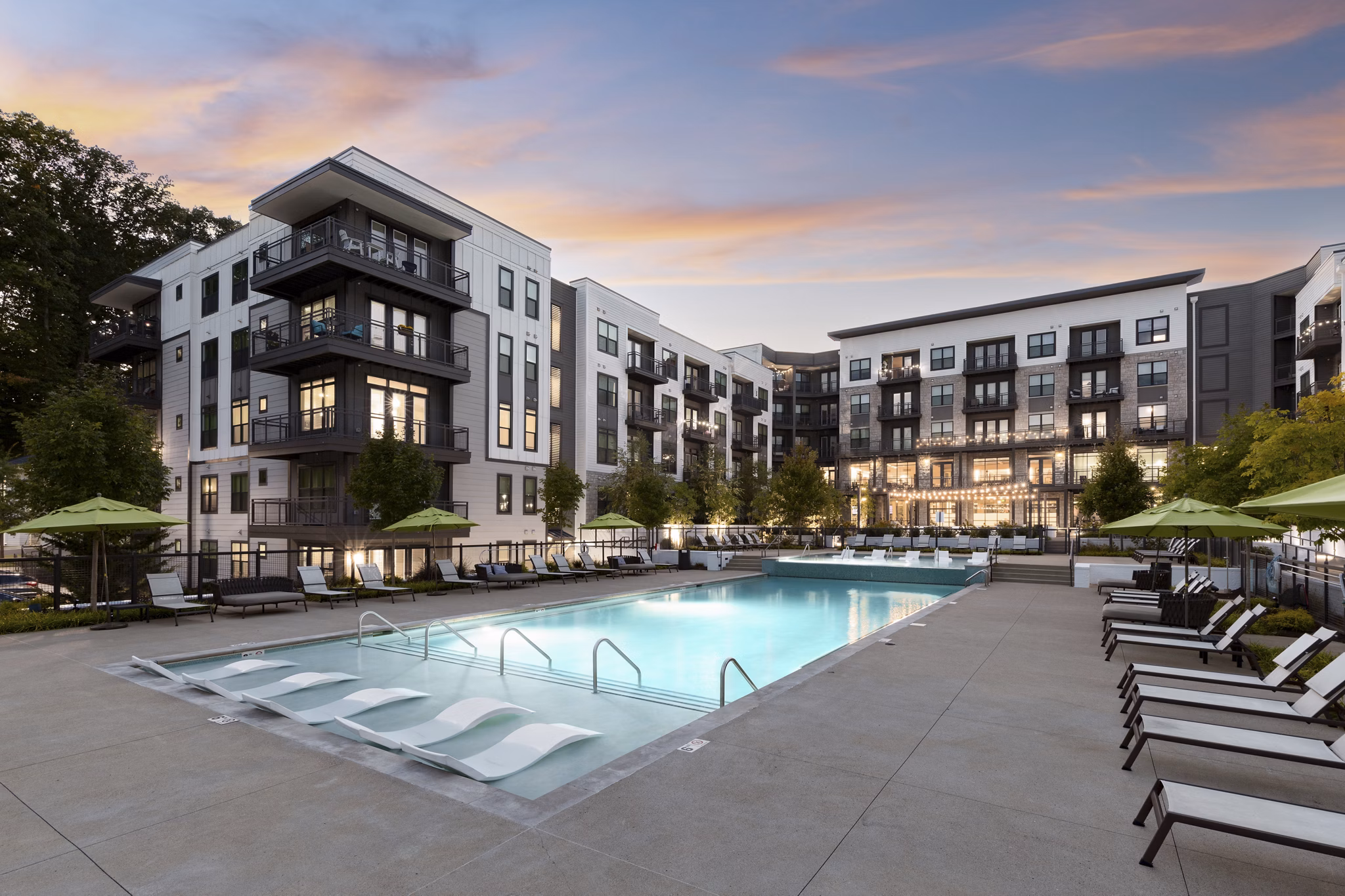 pool at Wrenstone at the Highlands Apartments