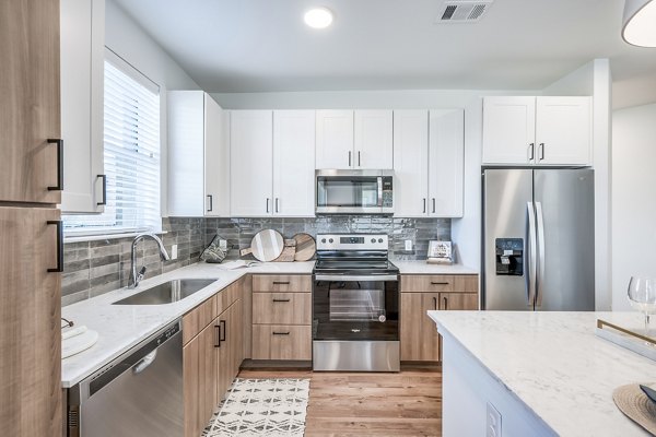 kitchen at Starling at Bridgeland Apartments