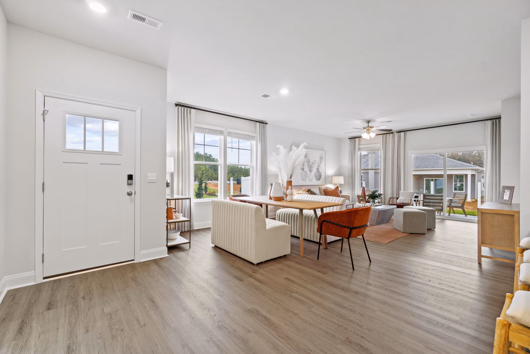 Spacious kitchen with stainless steel appliances in Maple Grove Apartments luxury rentals
