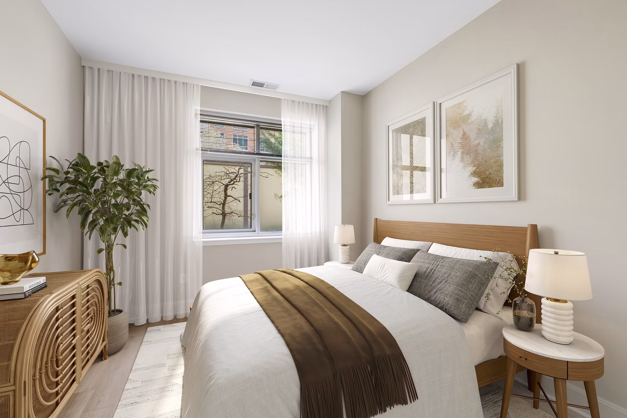 Bedroom at The Avant at Reston Town Center Apartments