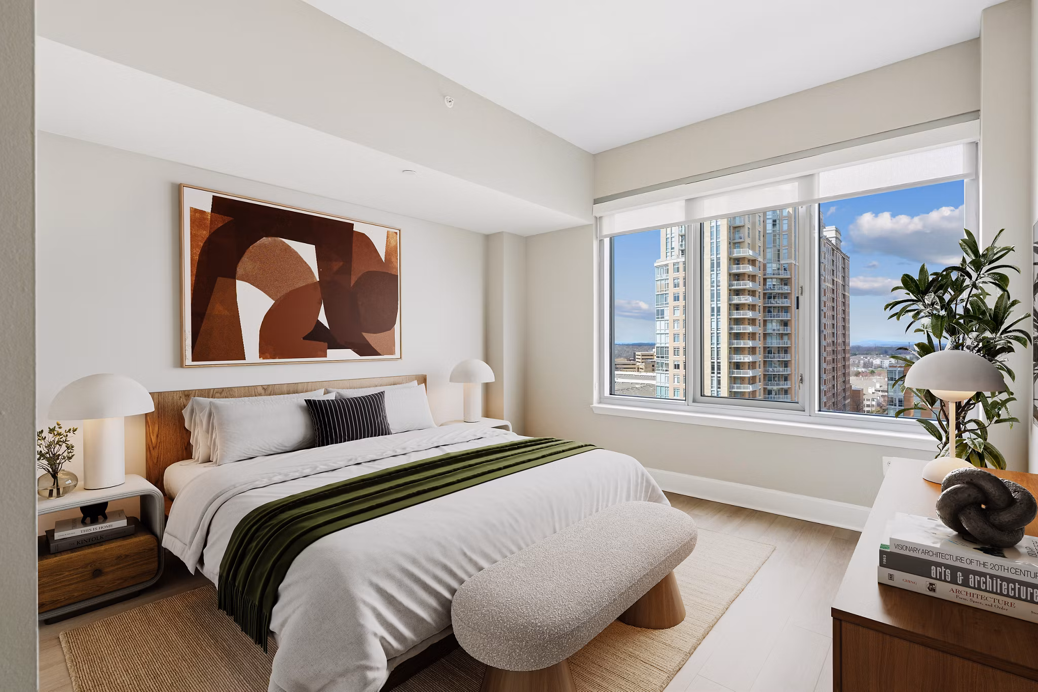 Bedroom at The Avant at Reston Town Center Apartments
