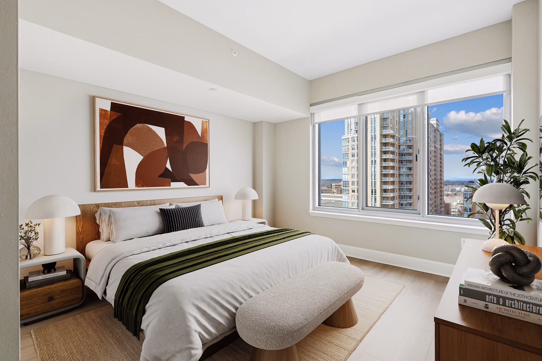 Bedroom at The Avant at Reston Town Center Apartments