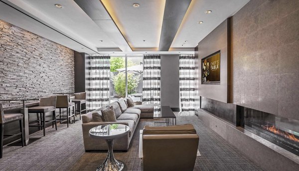 Clubhouse at The Avant: Modern amenities and social spaces at Reston Town Center luxury apartments