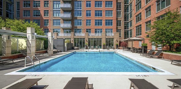 pool at The Avant at Reston Town Center Apartments 