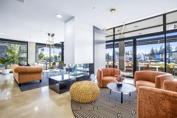 Luxury clubhouse with modern design at Ion Town Center Apartments