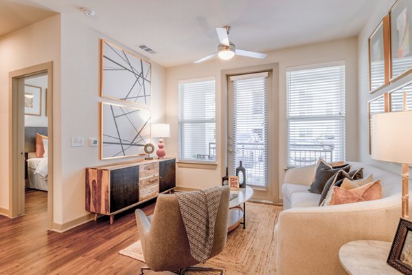 Living room at Espria Apartments