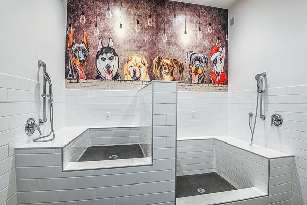 dog wash station at The Henry Apartments