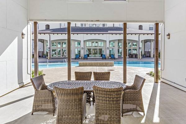 pool patio at The Laurel at Vintage Park Apartments
