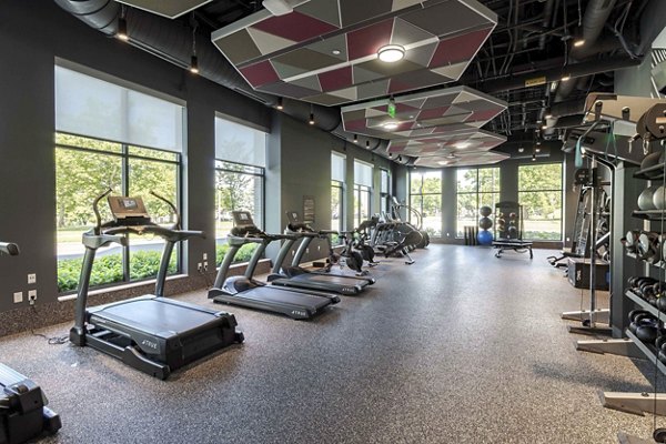 fitness center at Fieldstone Apartments
