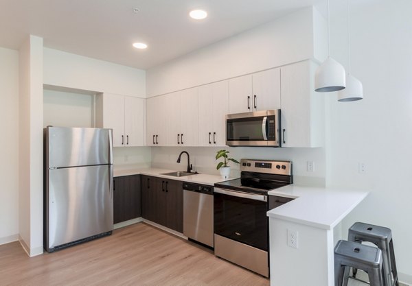 kitchen at Fieldstone Apartments