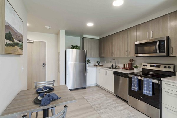 kitchen at Fieldstone Apartments