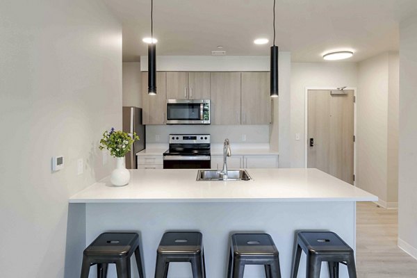 kitchen at Fieldstone Apartments