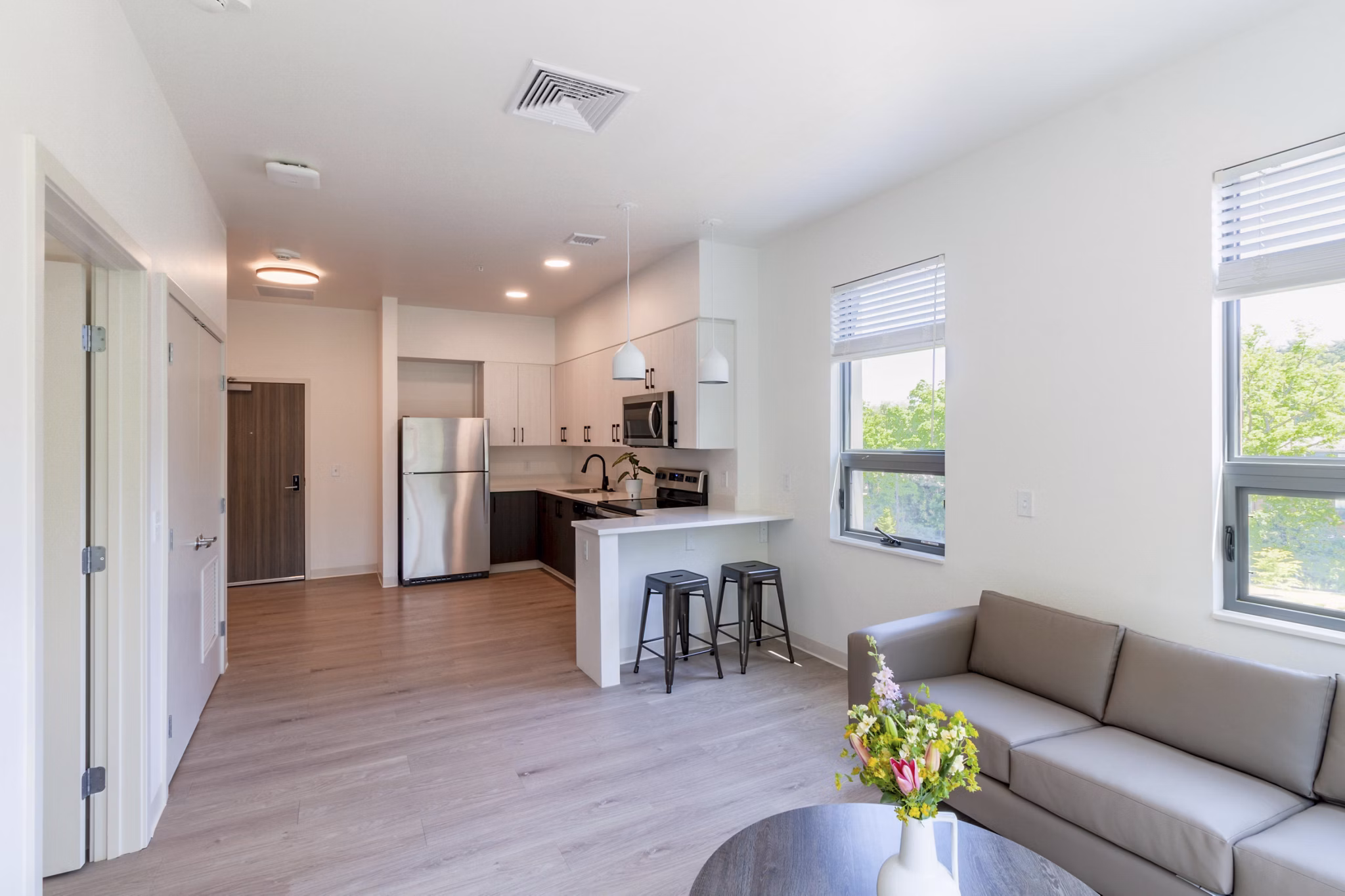 kitchen at Fieldstone Apartments