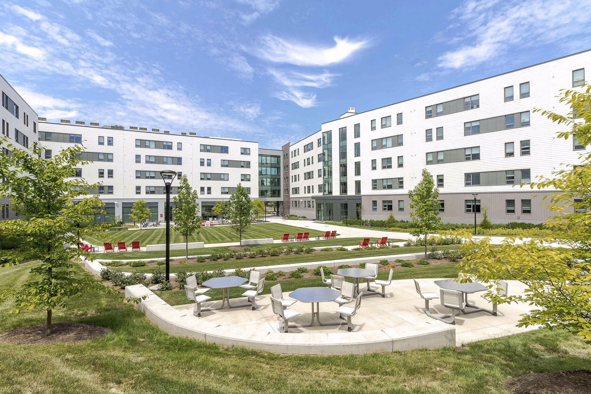 patio at Fieldstone Apartments