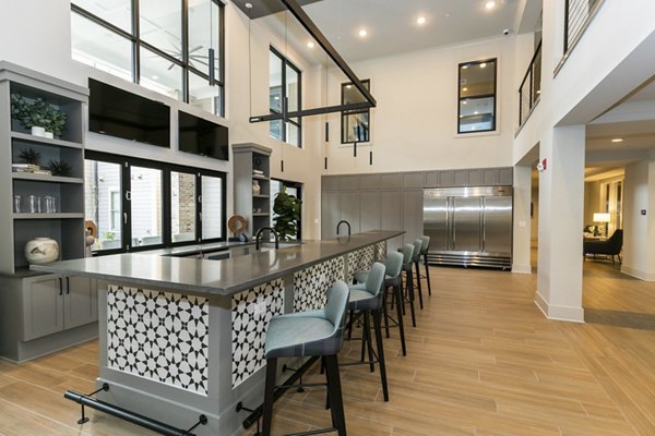 Elegant clubhouse with modern decor at Annabelle on Main Apartments