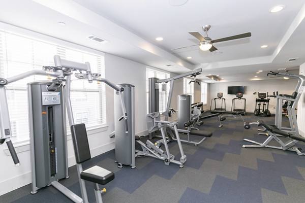 fitness center at Annabelle on Main Apartments