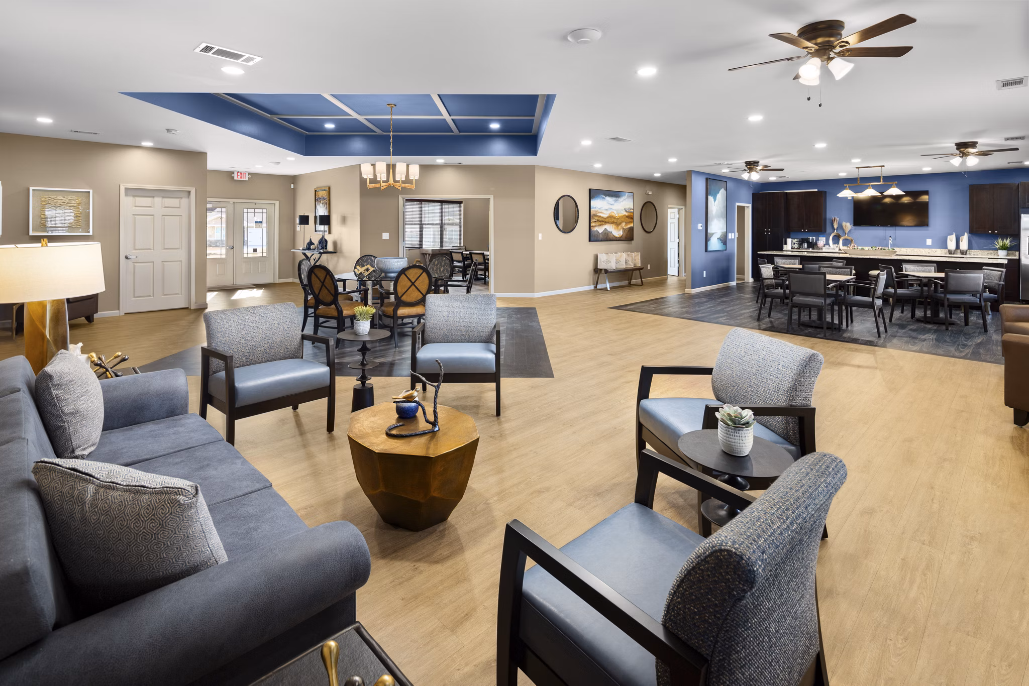 clubhouse at The Ridge at Calhoun Apartments 