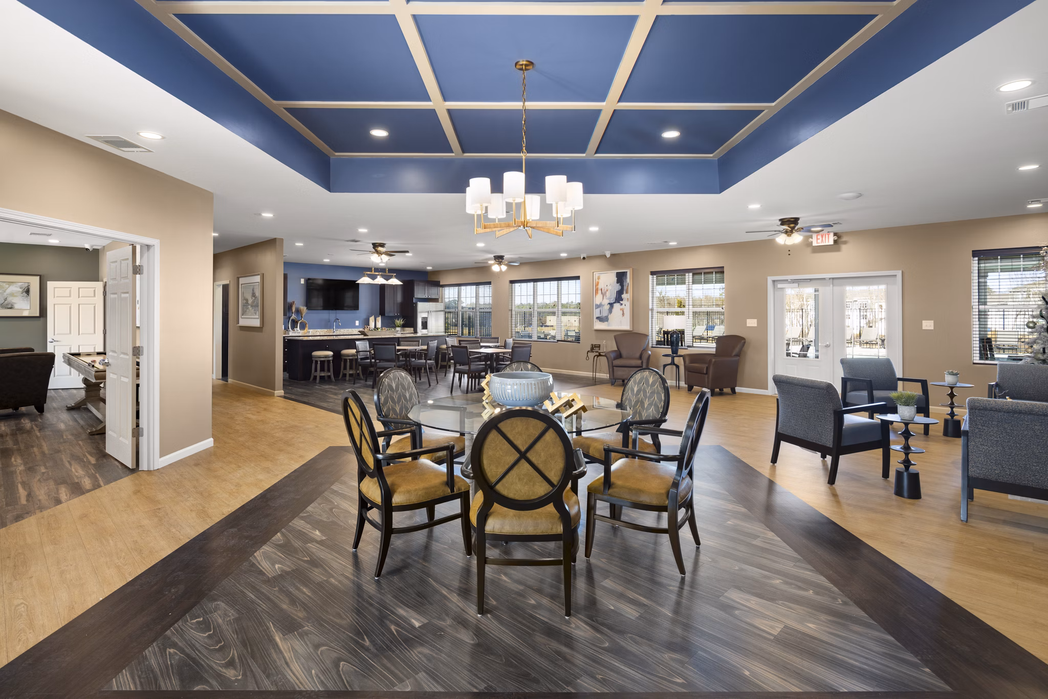 clubhouse at The Ridge at Calhoun Apartments 