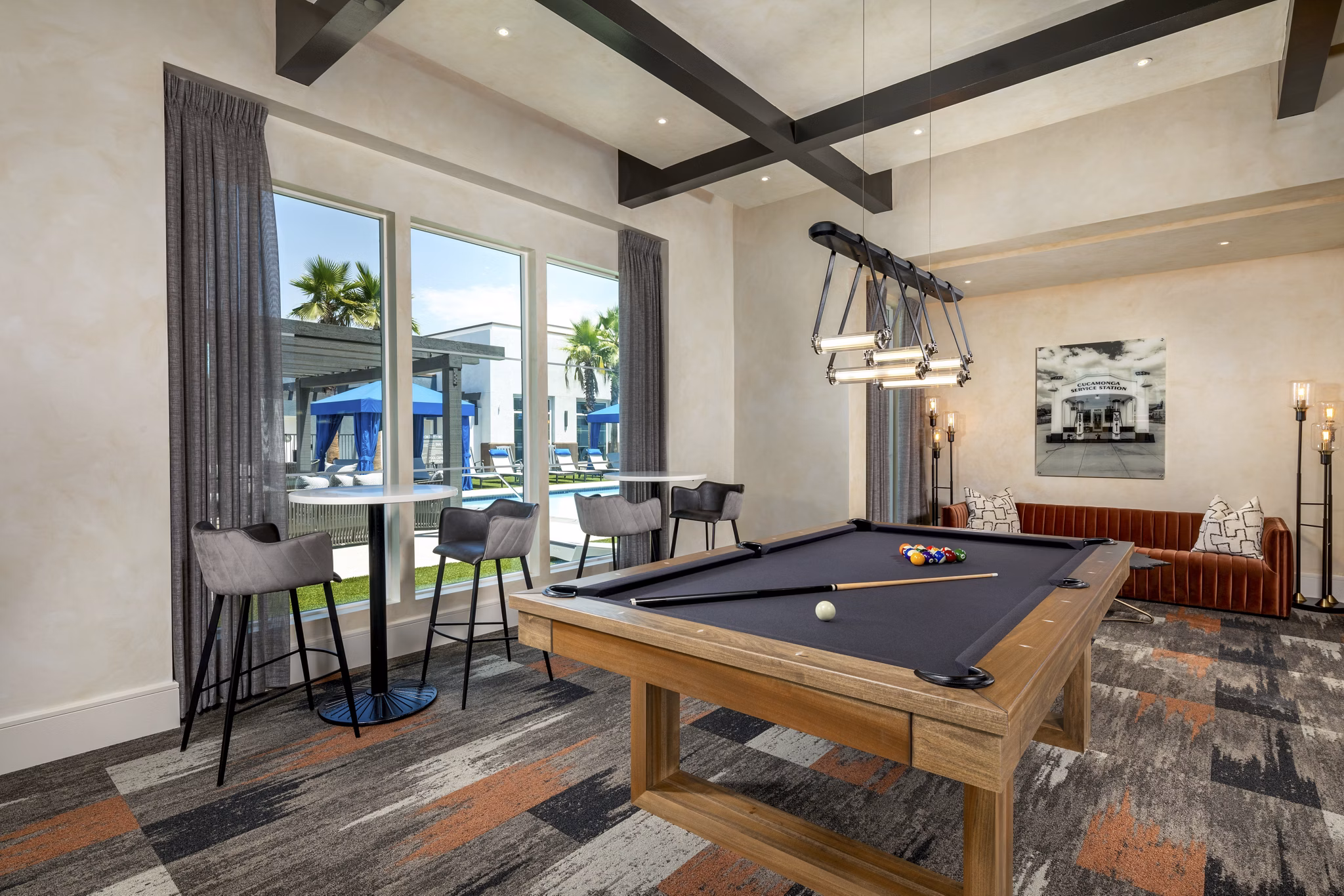 clubhouse at The Core on Foothill Apartments