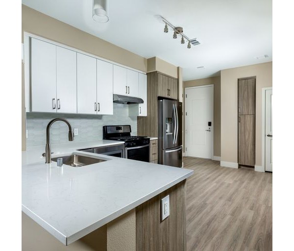 kitchen at The Core on Foothill Apartments