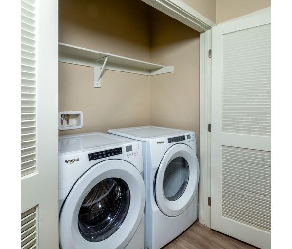 laundry room at The Core on Foothill Apartments