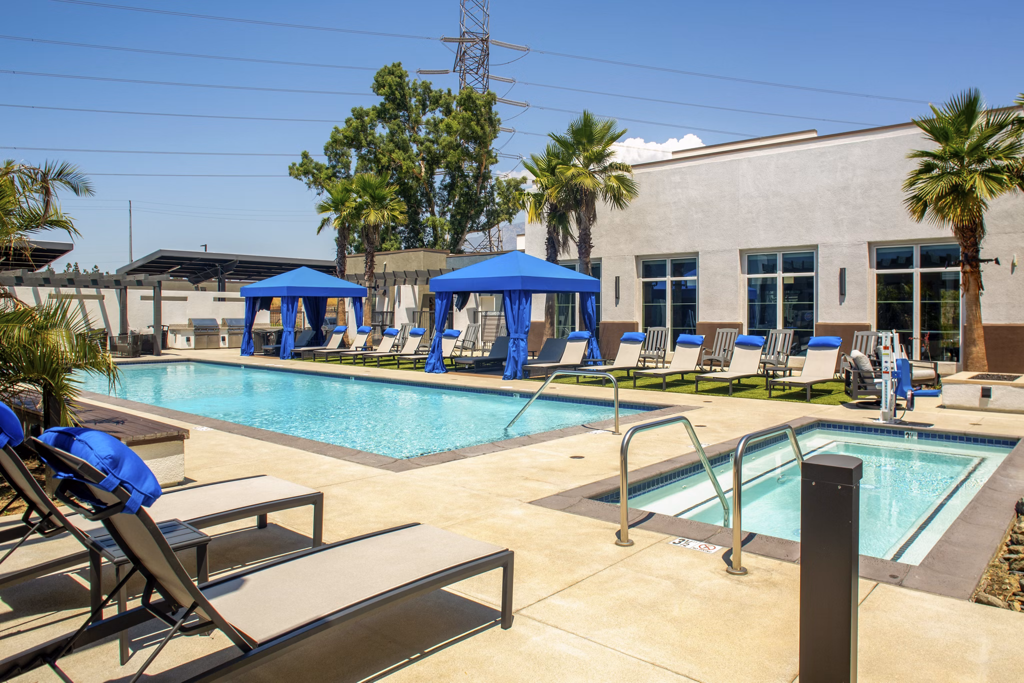 pool at The Core on Foothill Apartments