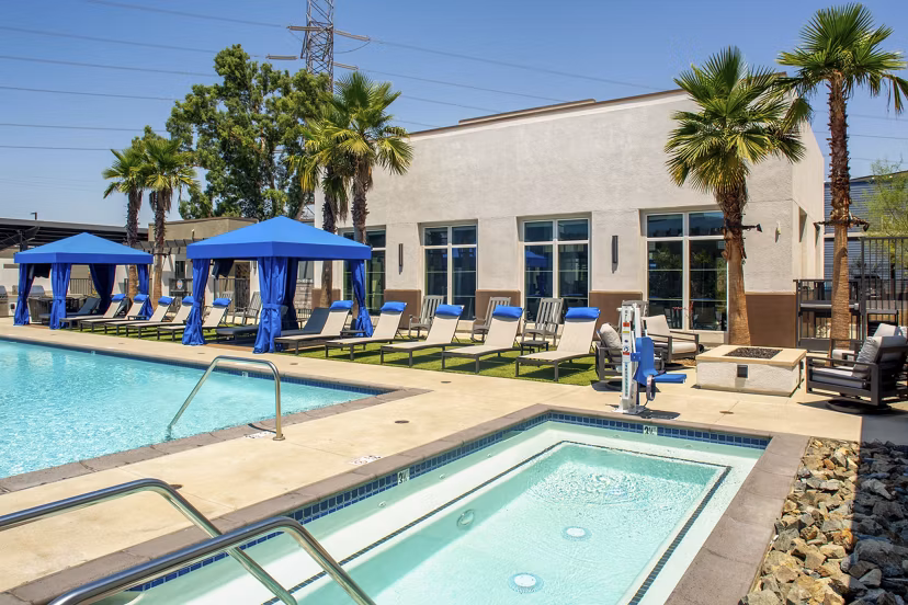 pool at The Core on Foothill Apartments