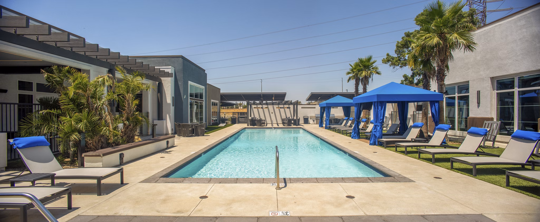pool at The Core on Foothill Apartments