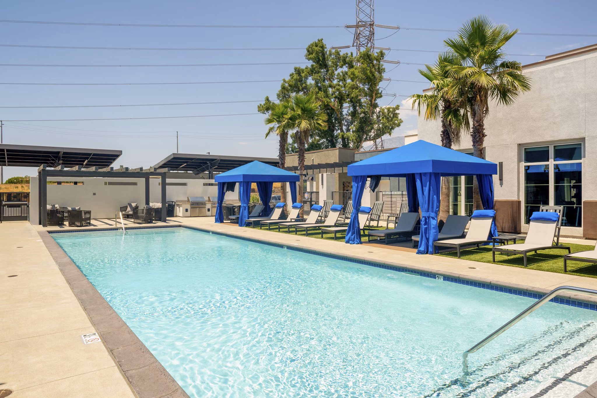 pool at The Core on Foothill Apartments