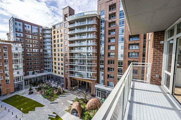 patio/balcony at The Sur Apartments