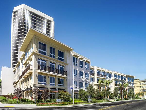 building/exterior at mResidences Miracle Mile Apartments