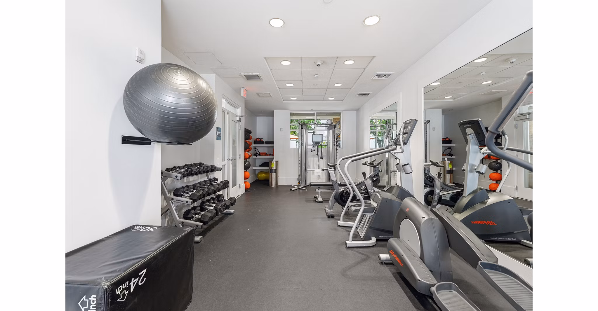 Fitness Center at Broadstone Miracle Mile Apartments