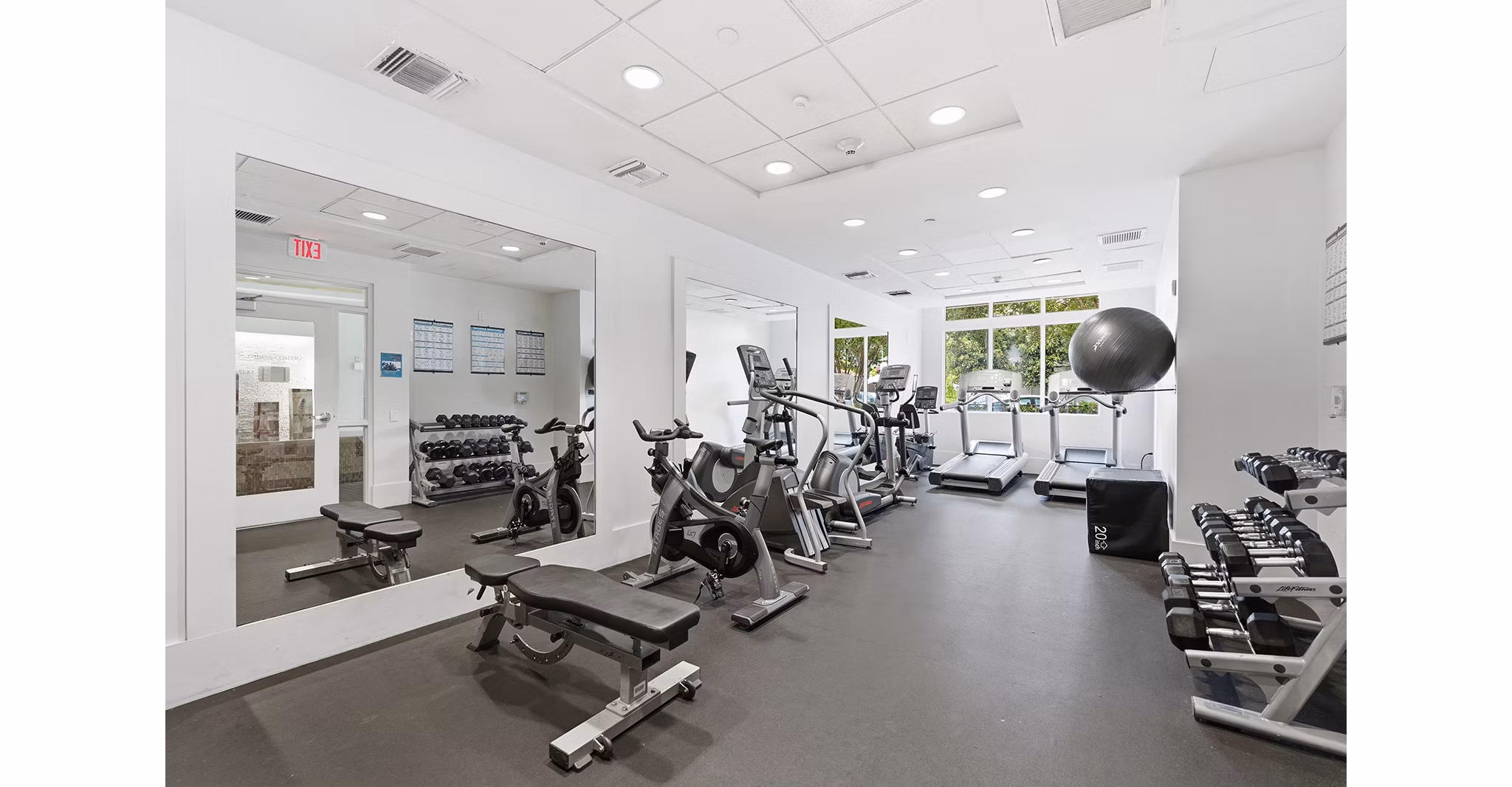 Fitness Center at Broadstone Miracle Mile Apartments