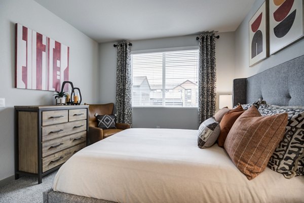 bedroom at Outlook Briargate Apartments