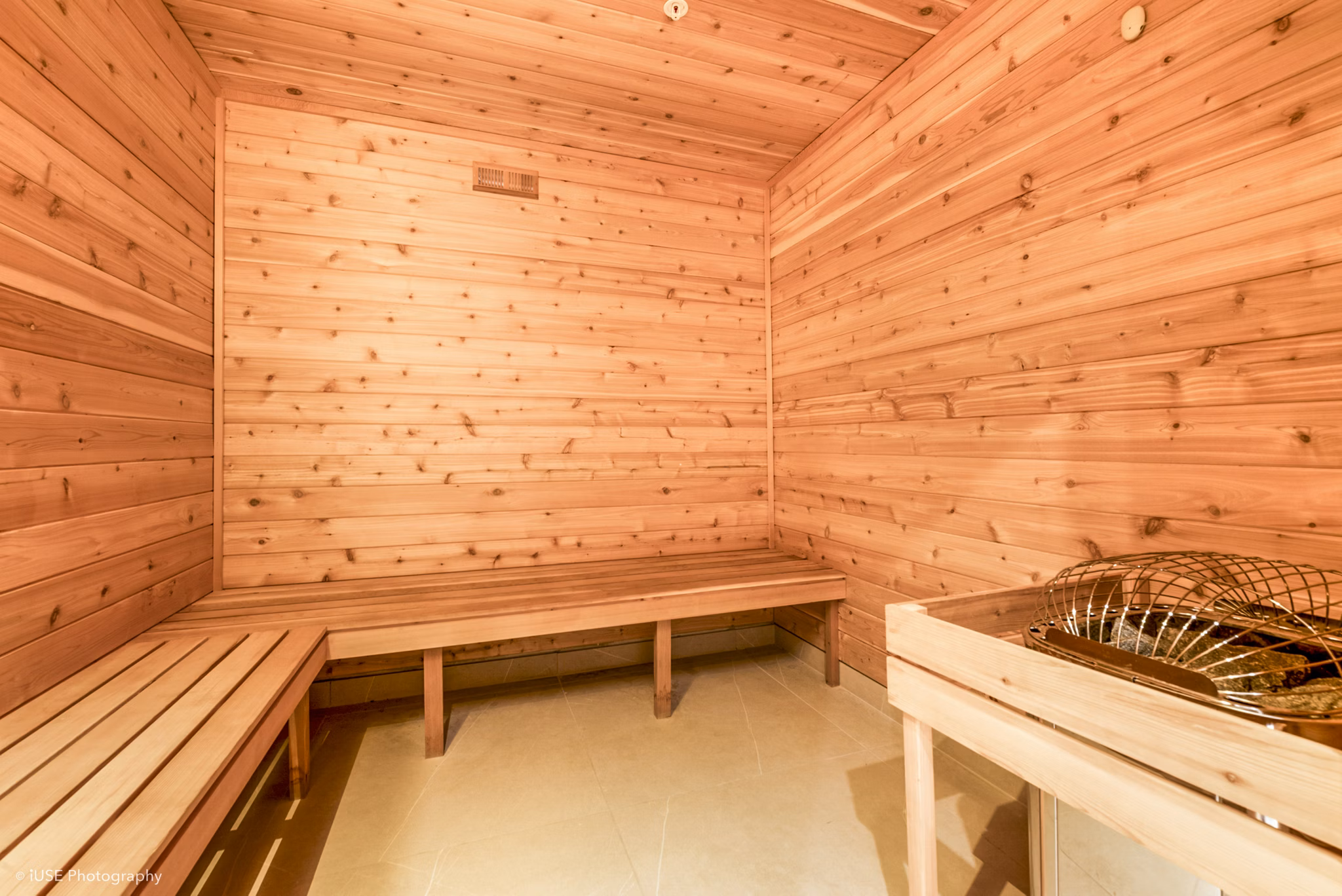Relaxing sauna amenity at Crest at Pinecrest Apartments